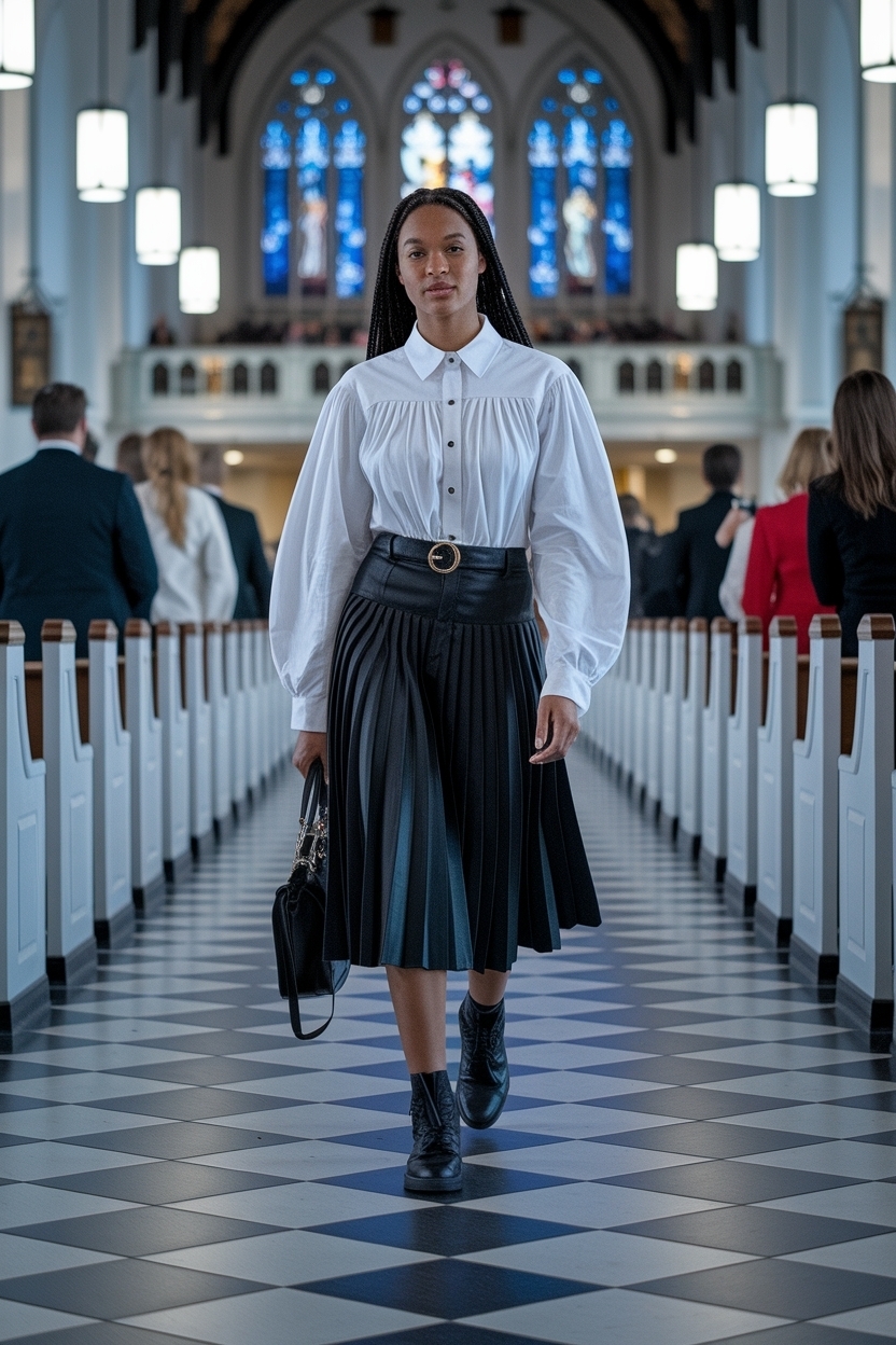 Jordan 1 Outfit Women for Church: Stylish Combinations outfit idea