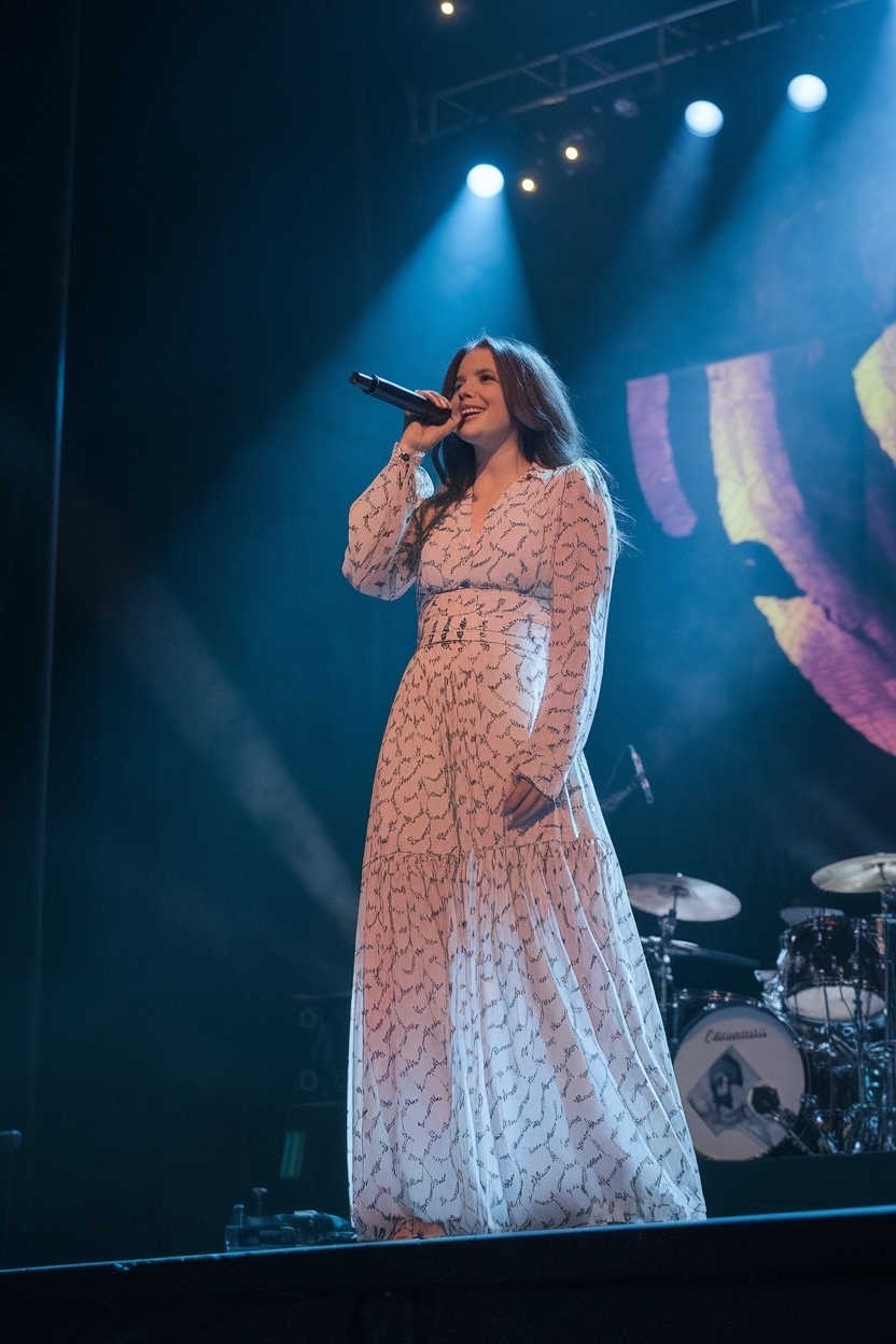 Lana Del Rey Concert Outfit: Effortless Elegance for Fans outfit idea