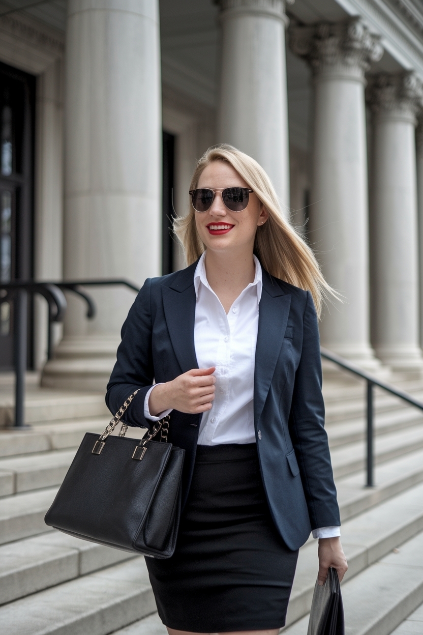 Lawyer Fashion Law School Outfits: Professional Yet Stylish outfit idea