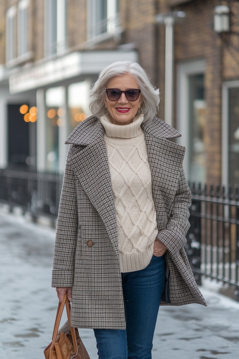 Layered Casual Winter Outfits Women Over: Warmth and Fashion outfit idea