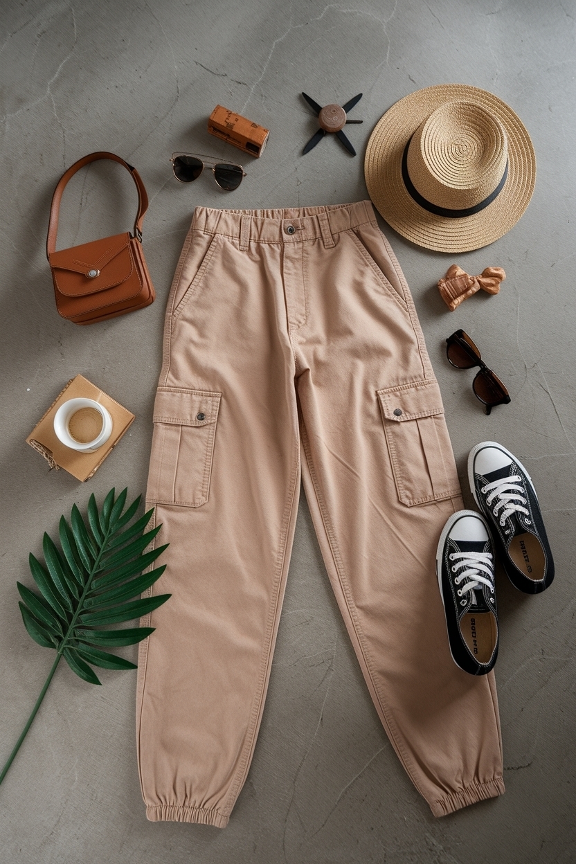 Light Brown Cargo Pants Outfit: Fresh Takes on Casual Wear outfit idea