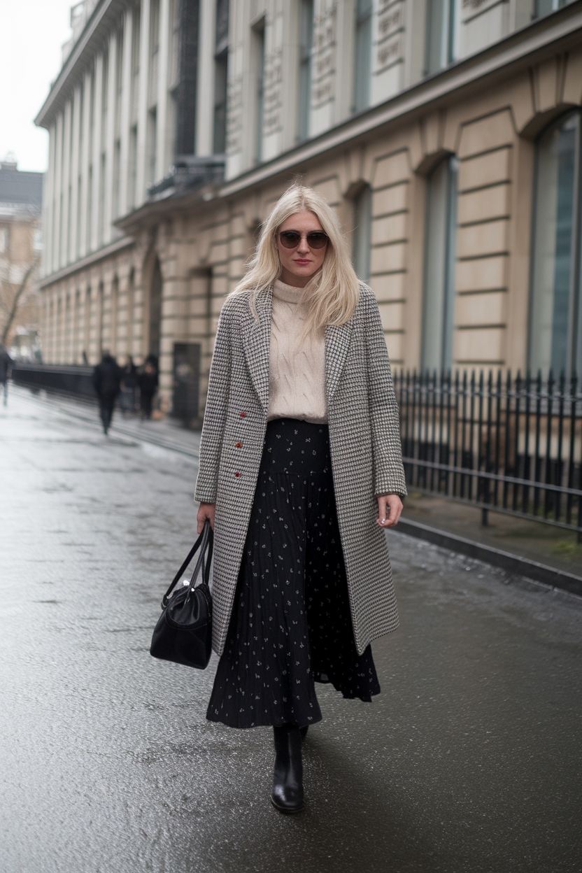 Long Black Skirt Outfit Winter: Timeless Looks for Every Occasion outfit idea