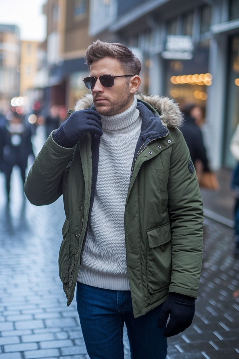 Mens Winter Outfits Casual Cold Weather: Effortless Looks outfit idea