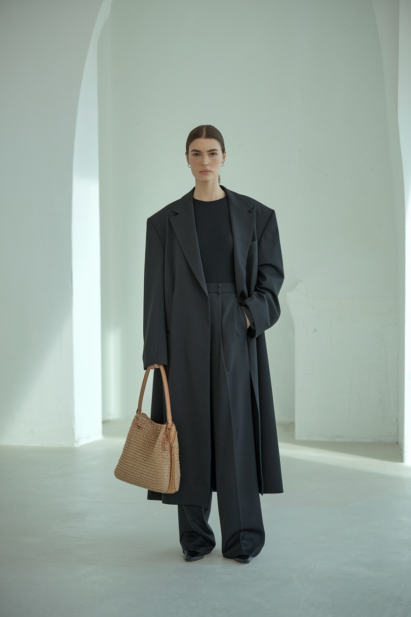 Essential Minimalist Wardrobe Basics Women Should Own outfit idea