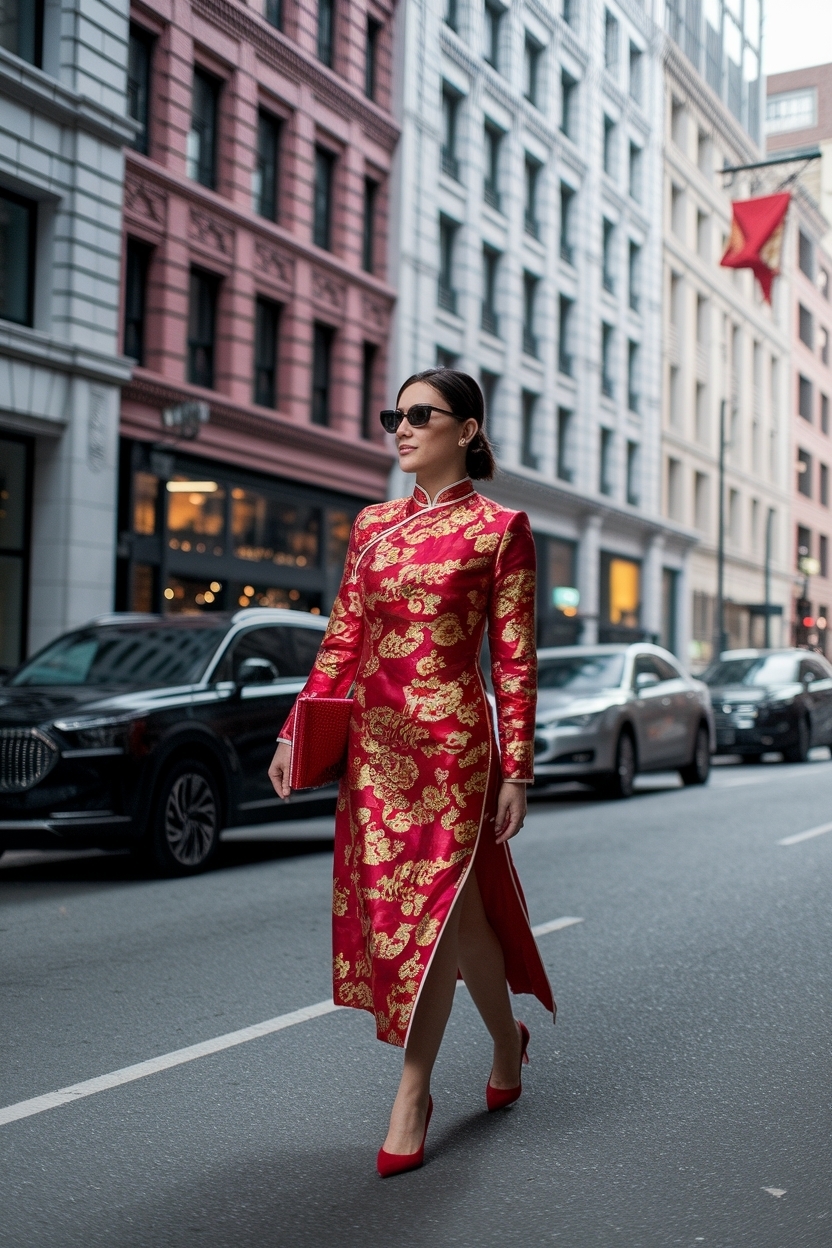 Trendy Modern Chinese New Year Outfit Inspirations outfit idea