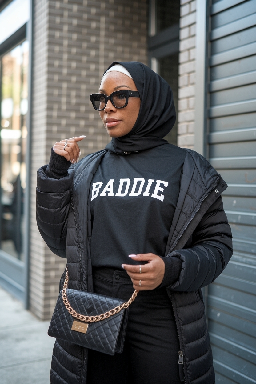 Modest Outfits Black Women Baddie: Elegant Yet Stylish Choices outfit idea