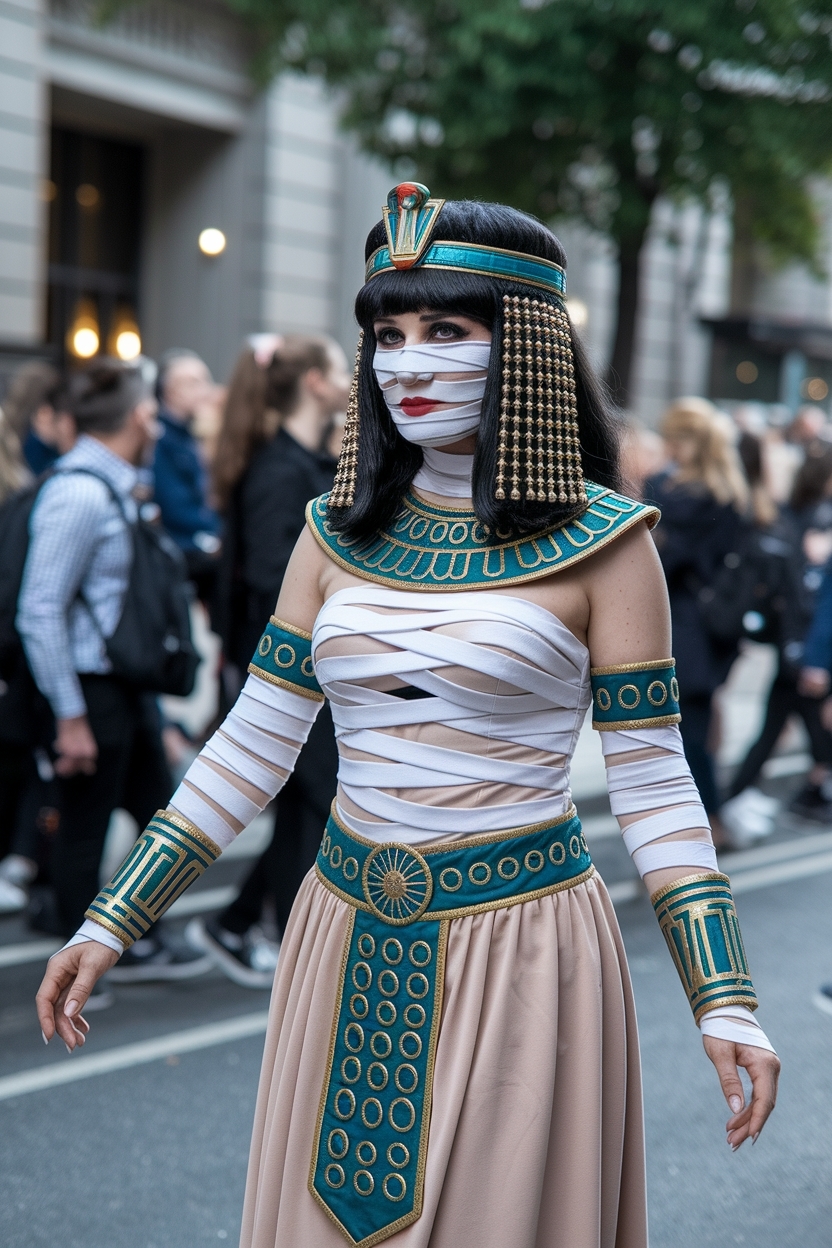 Stunning Mummy Cleopatra Halloween Costume Ideas