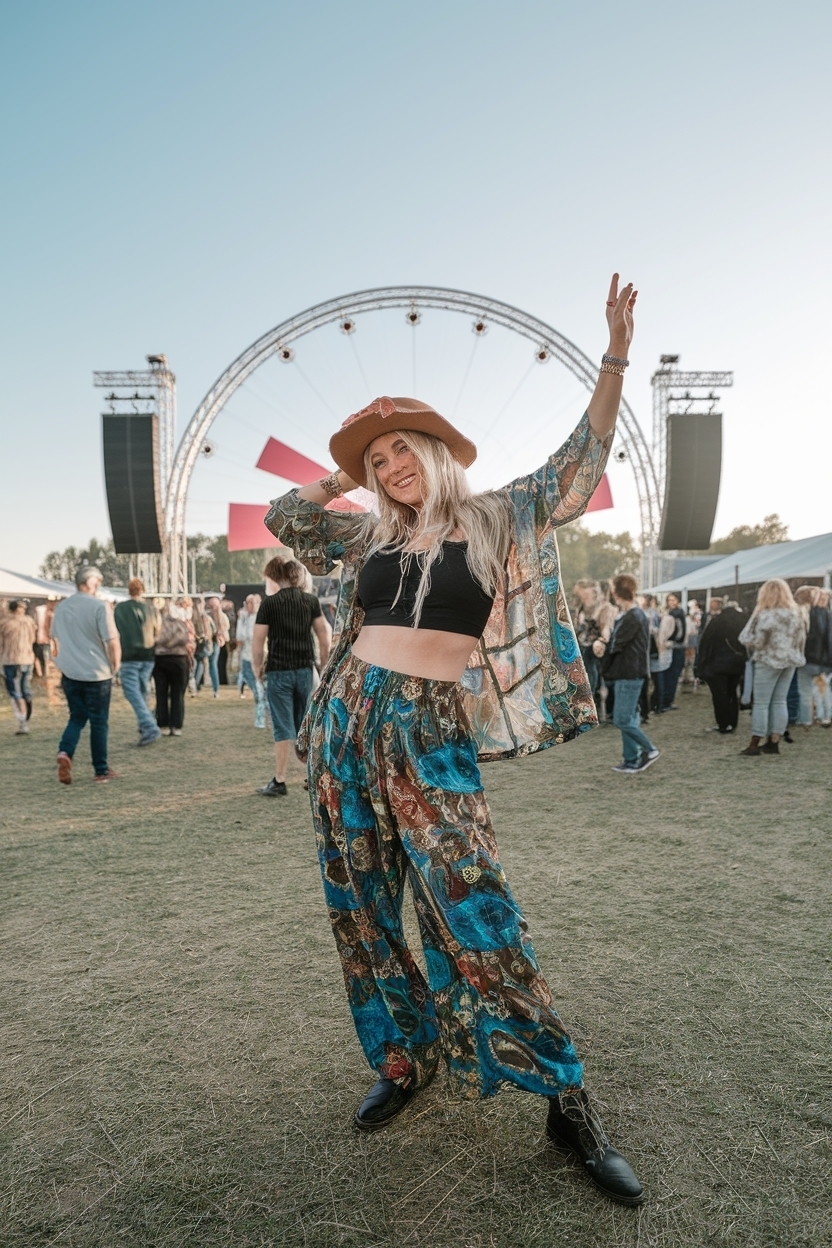 Music Festival Outfit for Women Over 40: Chic Choices outfit idea