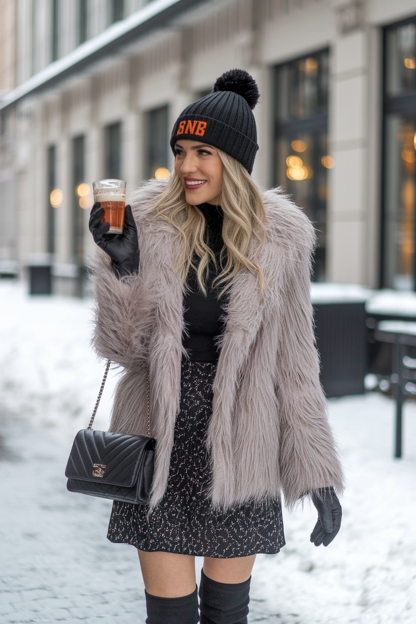 New Year Party Outfit Winter: Cozy Yet Chic Choices outfit idea