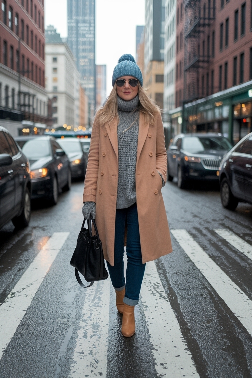 New York Winter Outfit Cold Weather: Stay Warm in Style outfit idea