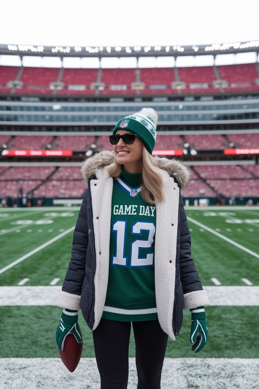 NFL Game Day Outfit Woman Winter: Fashion Meets Function outfit idea