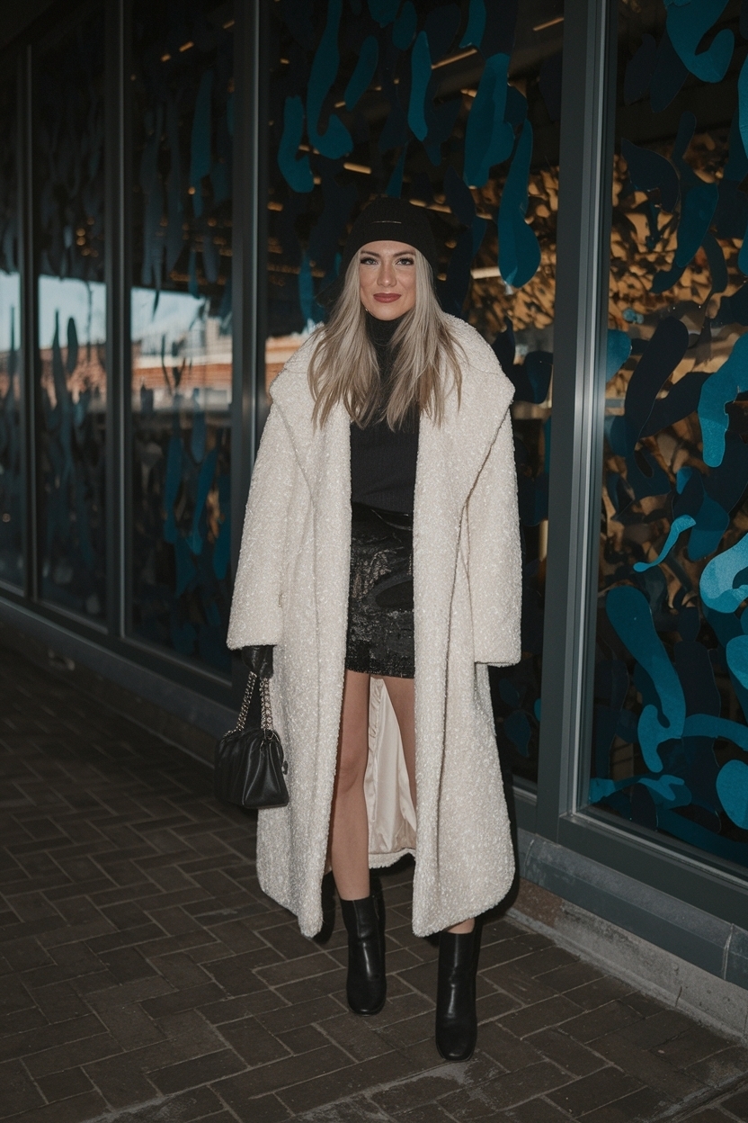Perfect Night Out Outfit Clubwear Winter for Cold Nights outfit idea