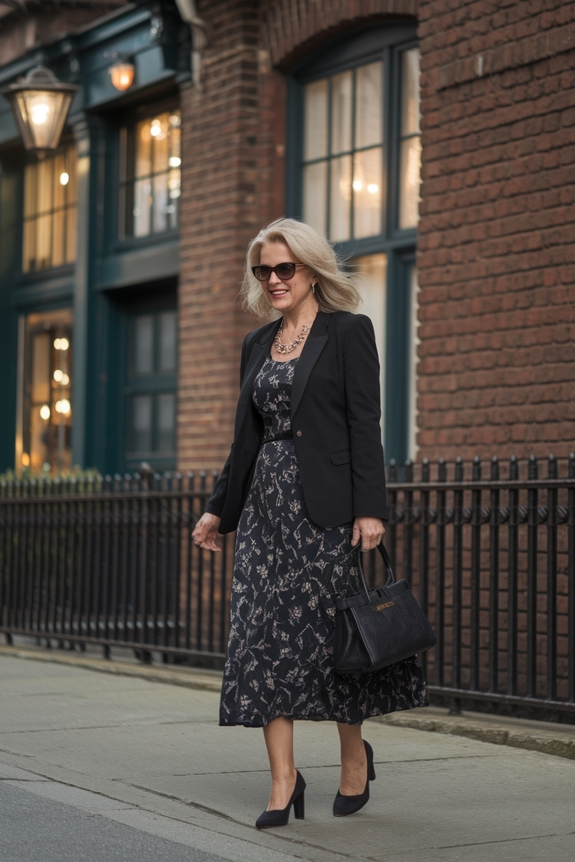 Night Out Outfit for Women Over 40: Confidence and Class outfit idea