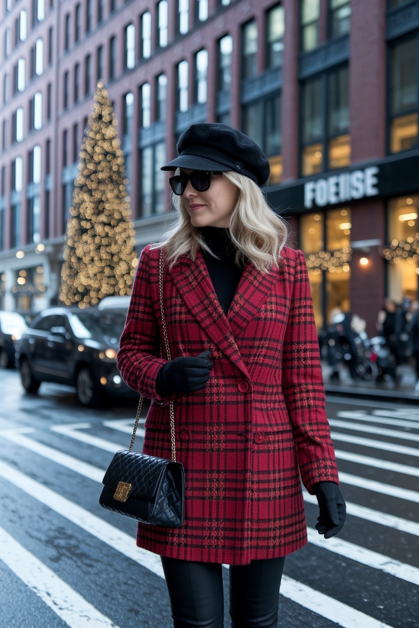 Unique NYC Christmas Aesthetic Outfits to Stand Out outfit idea