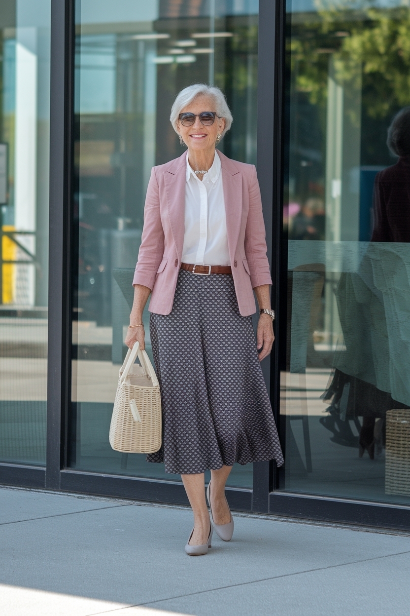 Office Casual Outfits Women Over 60: Professional and Stylish outfit idea
