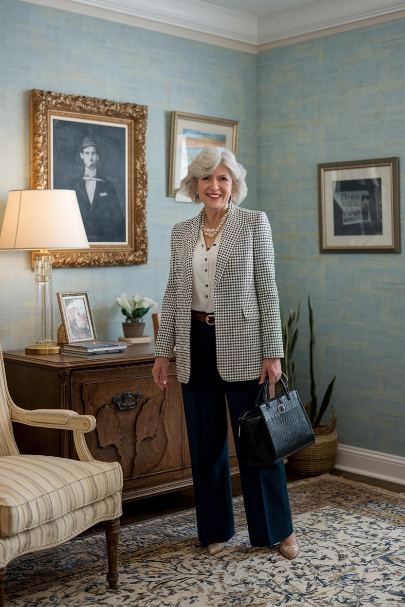 Classy Office Outfits Women Over 50 to Elevate Your Style outfit idea