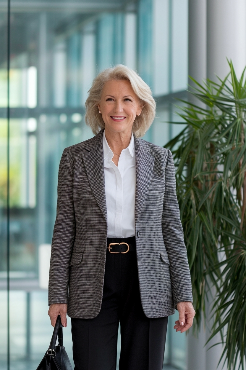 Chic Office Outfits Women Over 50 Work Wear Essentials outfit idea