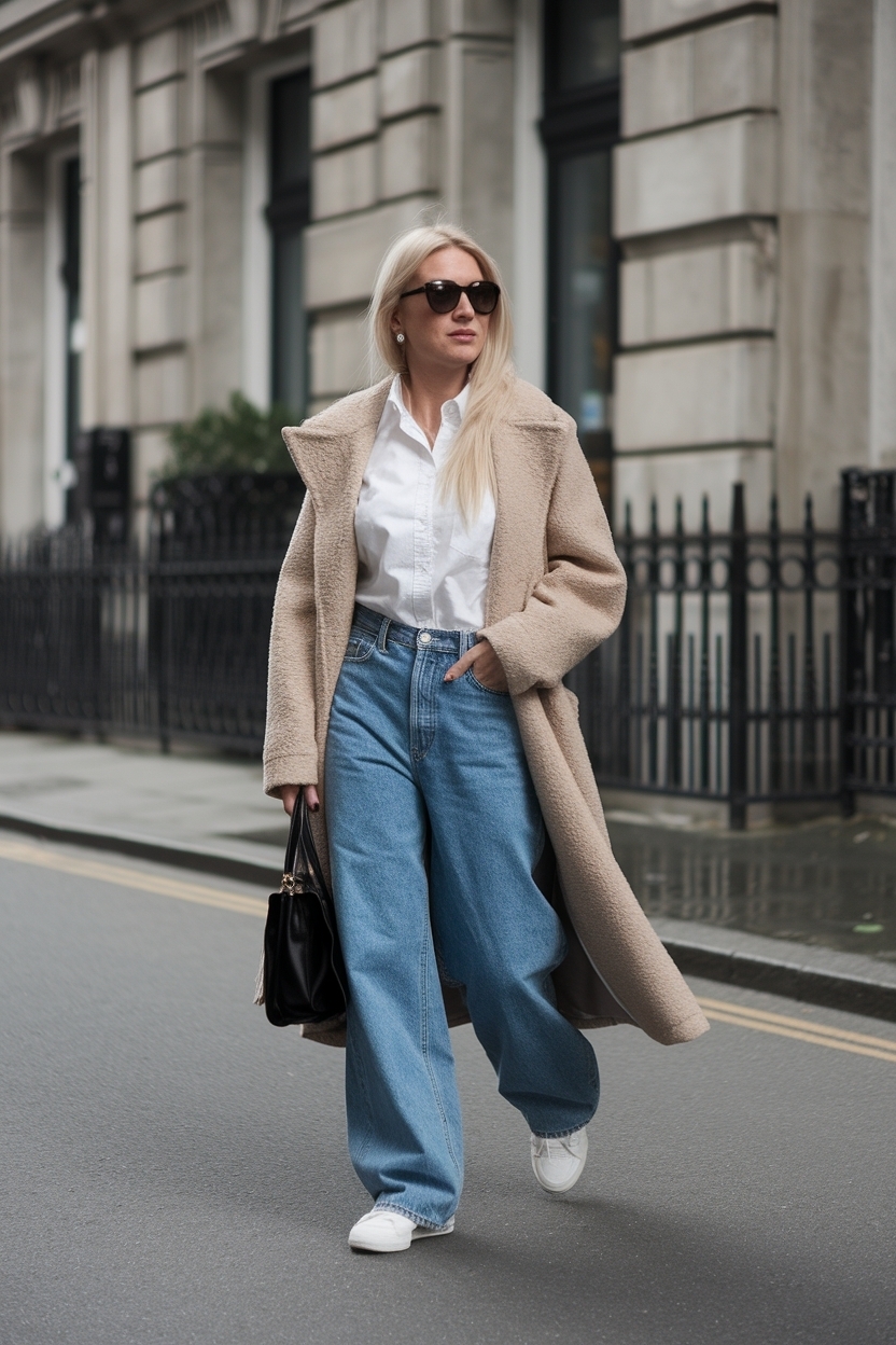 Over Baggy Jeans Outfit Women: Effortless Fashion Choices outfit idea