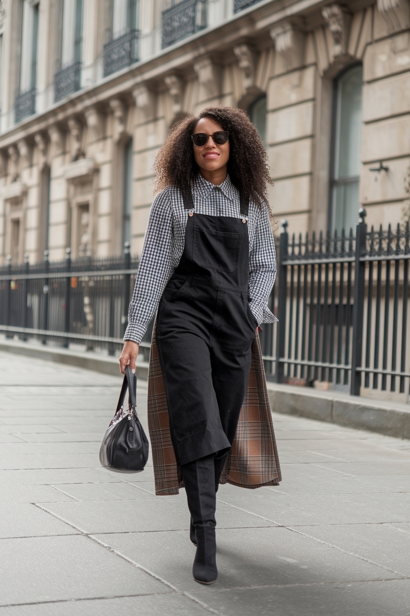 Overall Dress Outfit Black Women: Effortless Style Guide outfit idea