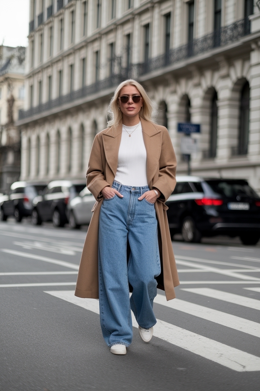 Oversized Baggy Jeans Outfit Women Can Rock outfit idea