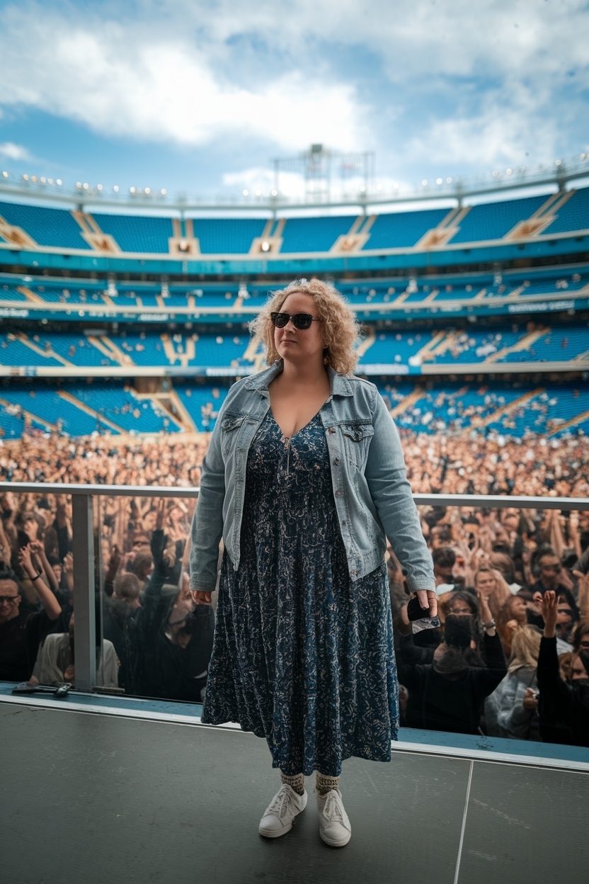 Plus Size Concert Outfit Ideas for Comfort and Style outfit idea