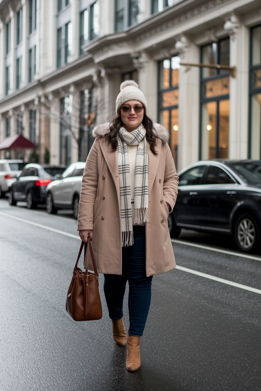 Stylish Plus Size Winter Outfits Casual for Chilly Days outfit idea
