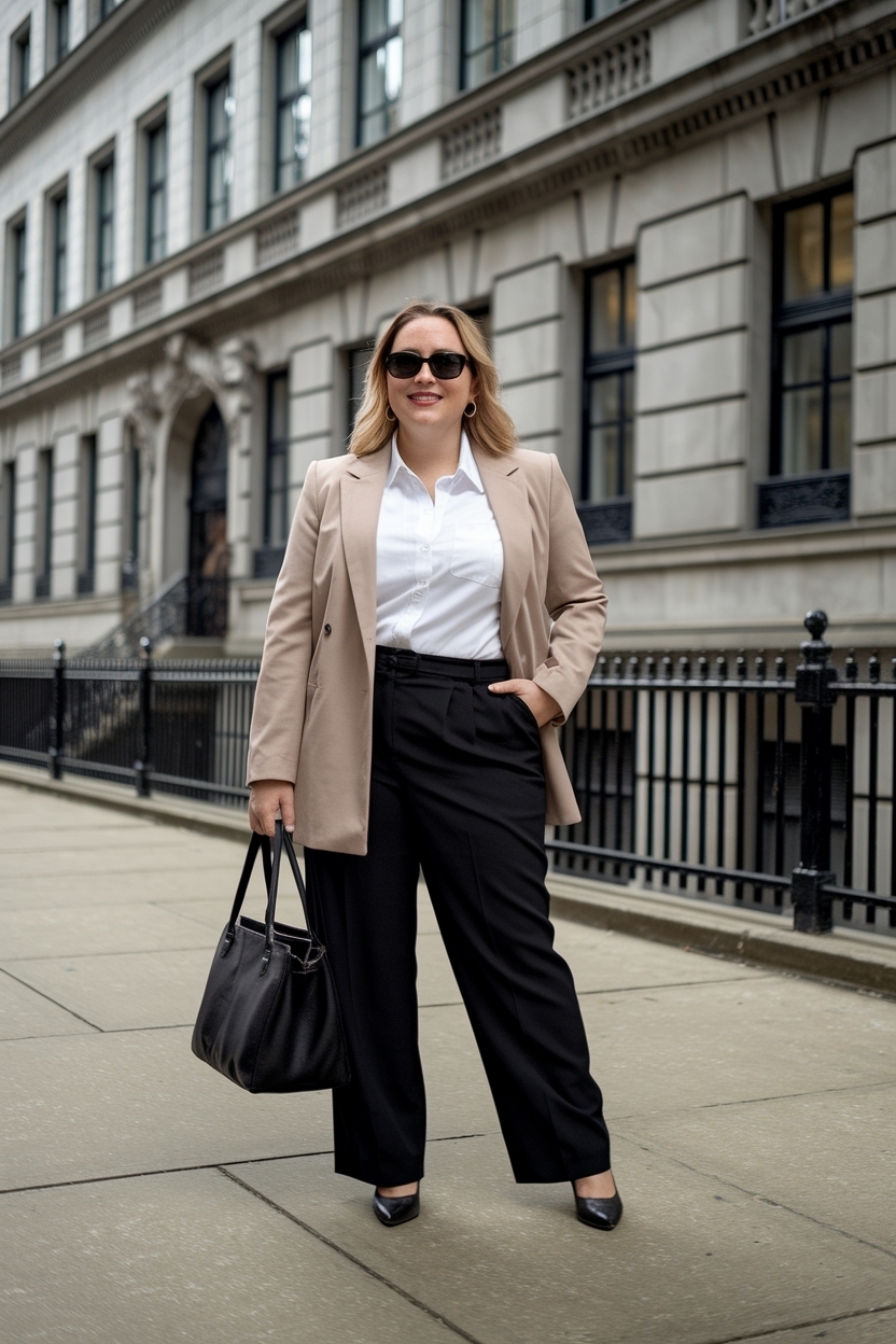 Plus Size Work Outfits Business Casual: Style for All outfit idea
