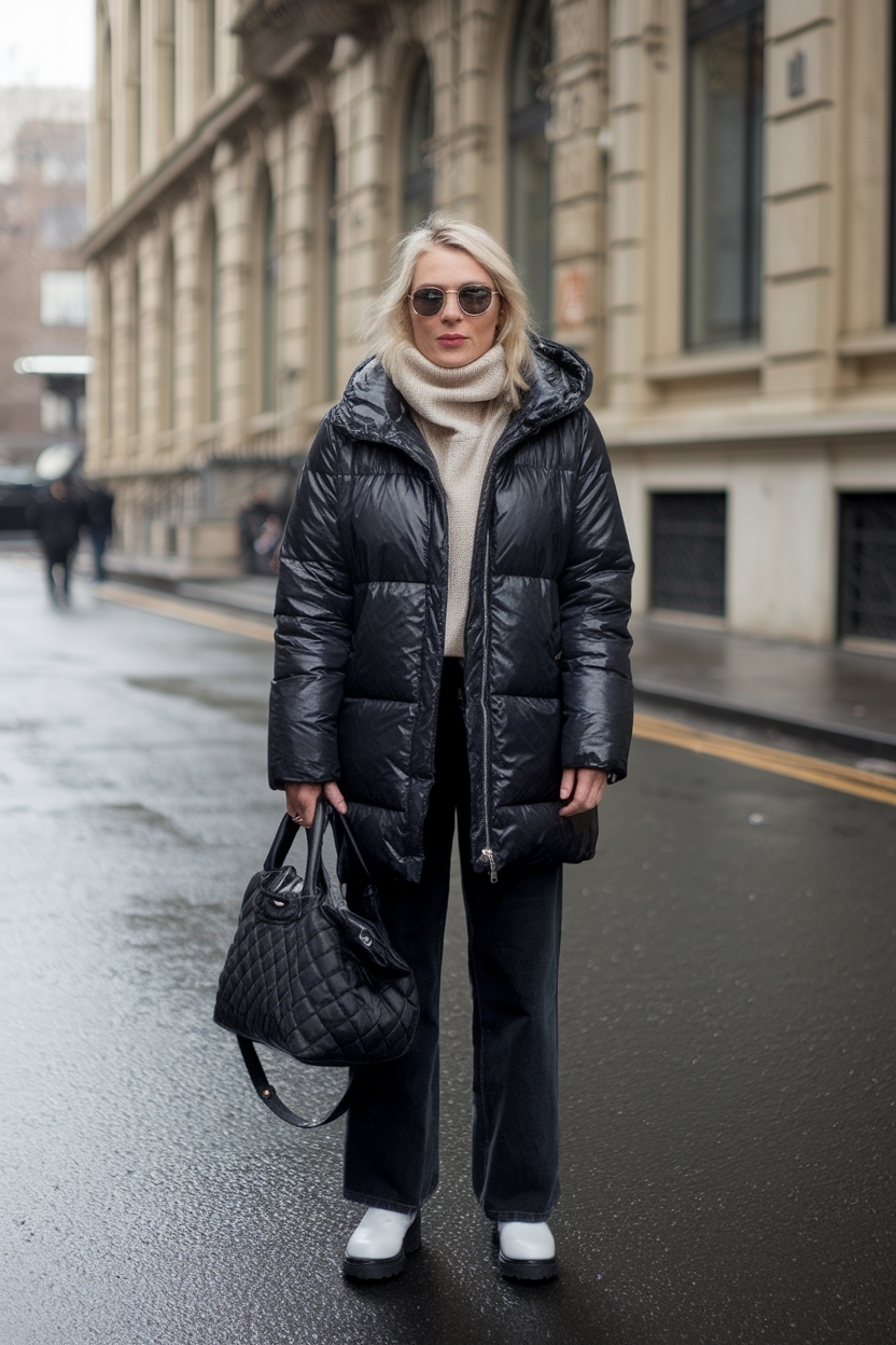 Puffer Jacket Outfit Winter Style: Stay Cozy and Stylish outfit idea