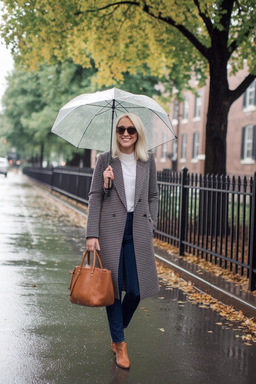 Rainy Day Church Outfit Fall Women: Fashion Meets Function outfit idea