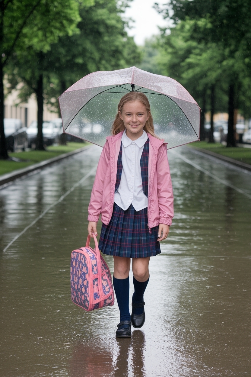 Rainy Day Outfit for School: Practical and Trendy Choices outfit idea