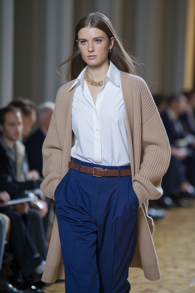 Ralph Lauren Women Cardigan Outfit for Chic Layering outfit idea