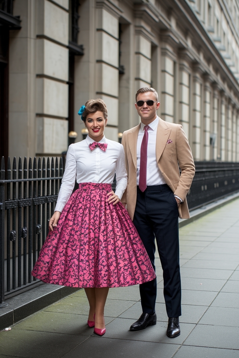 Retro Outfits Dress to Impress with Vintage Flair outfit idea