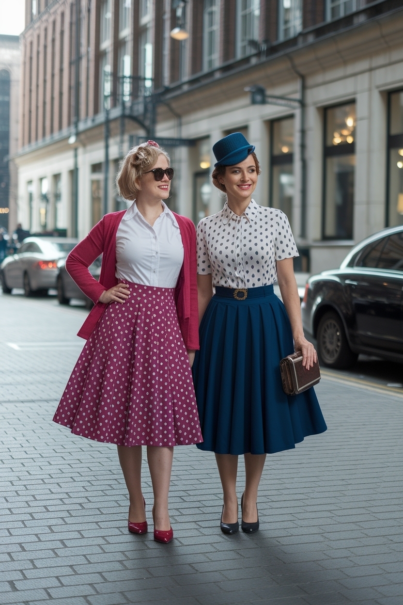 Retro Style Outfits Dress to Impress for Nostalgic Vibes outfit idea