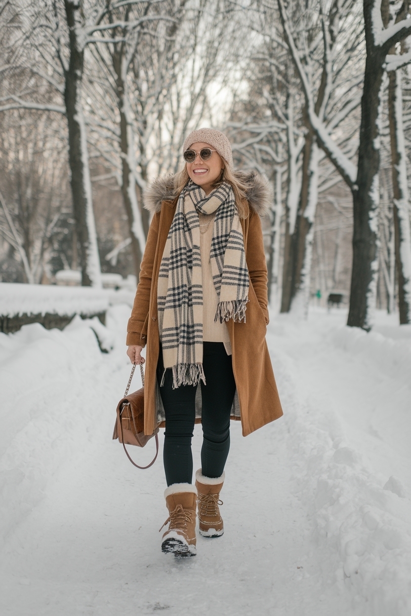 Versatile Snow Boots Outfits for Women to Rock outfit idea