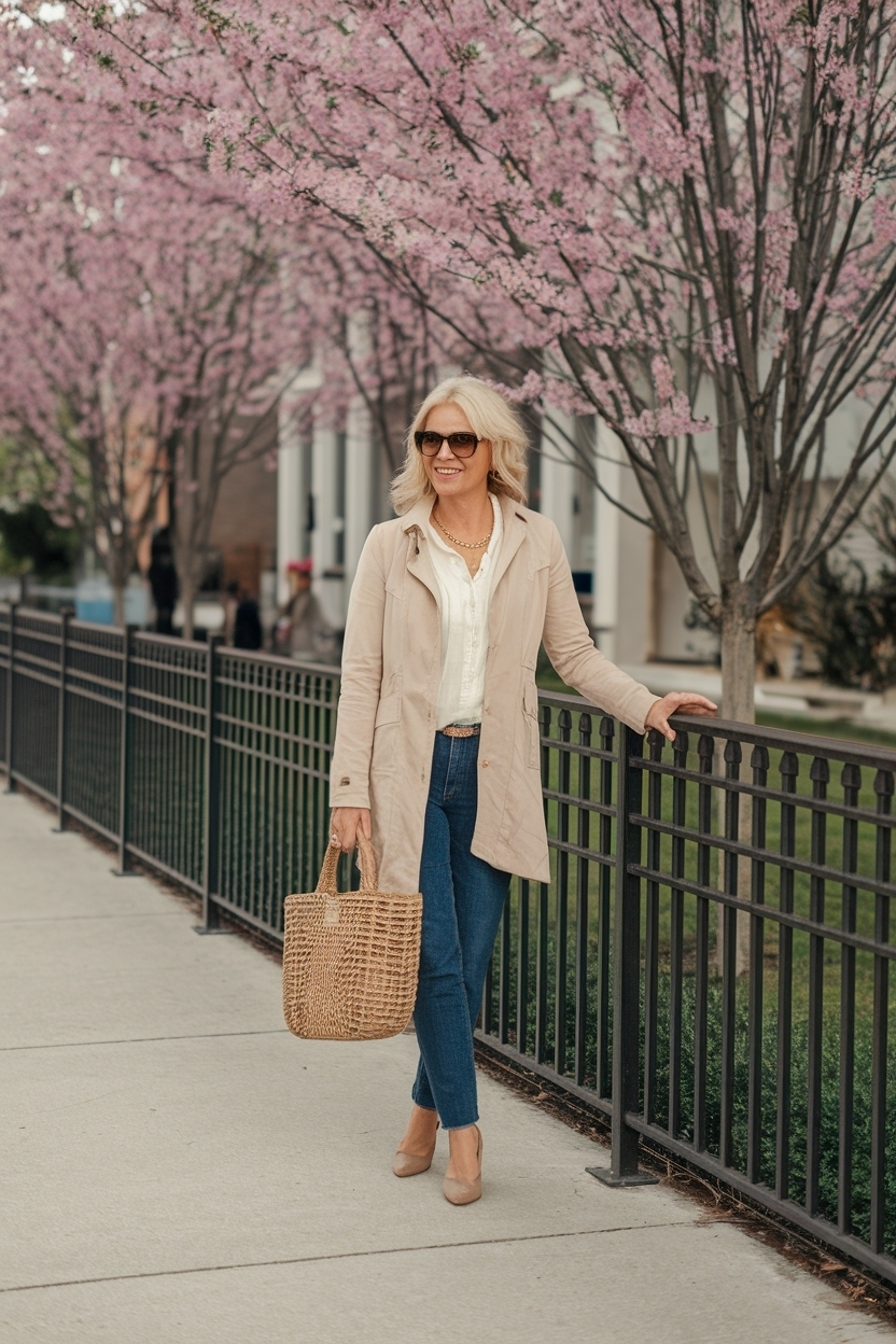 Spring Casual Outfits Women Over 40: Fresh Seasonal Styles outfit idea