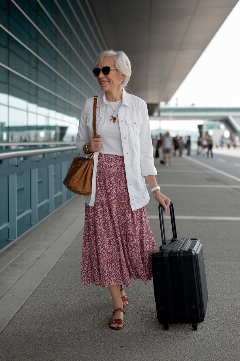 Summer Airport Outfit: Perfect Looks for Women Over 50 outfit idea