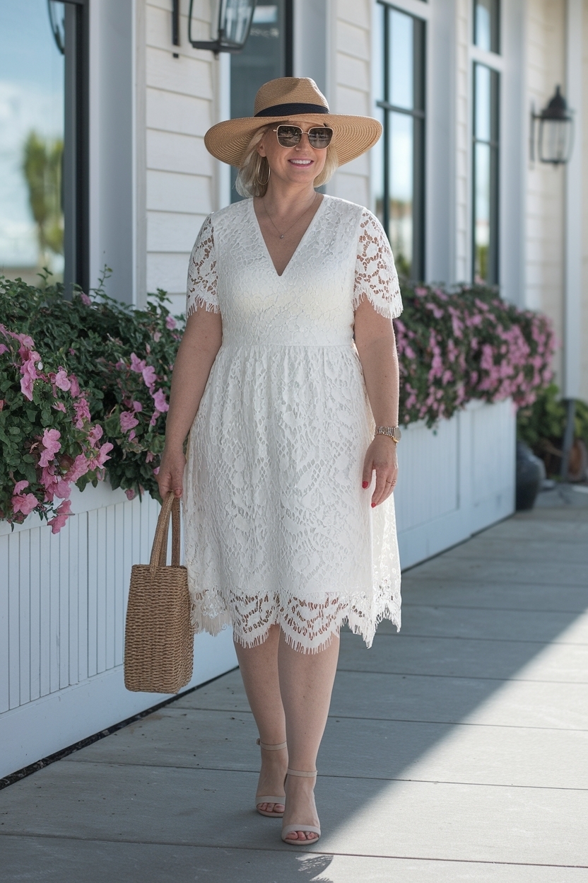 Plus Size Casual Summer Outfits Women Over 40: Flattering Looks outfit idea