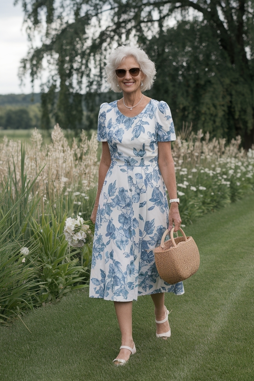 Best Summer Wedding Guest Dresses for Women Over 50 outfit idea