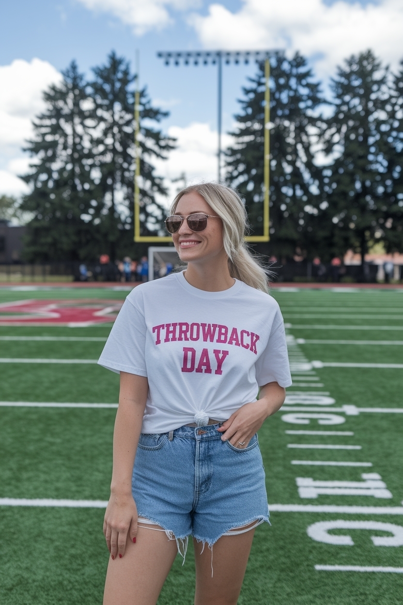 Throwback Day Spirit Week Outfit: Retro Inspired Looks outfit idea