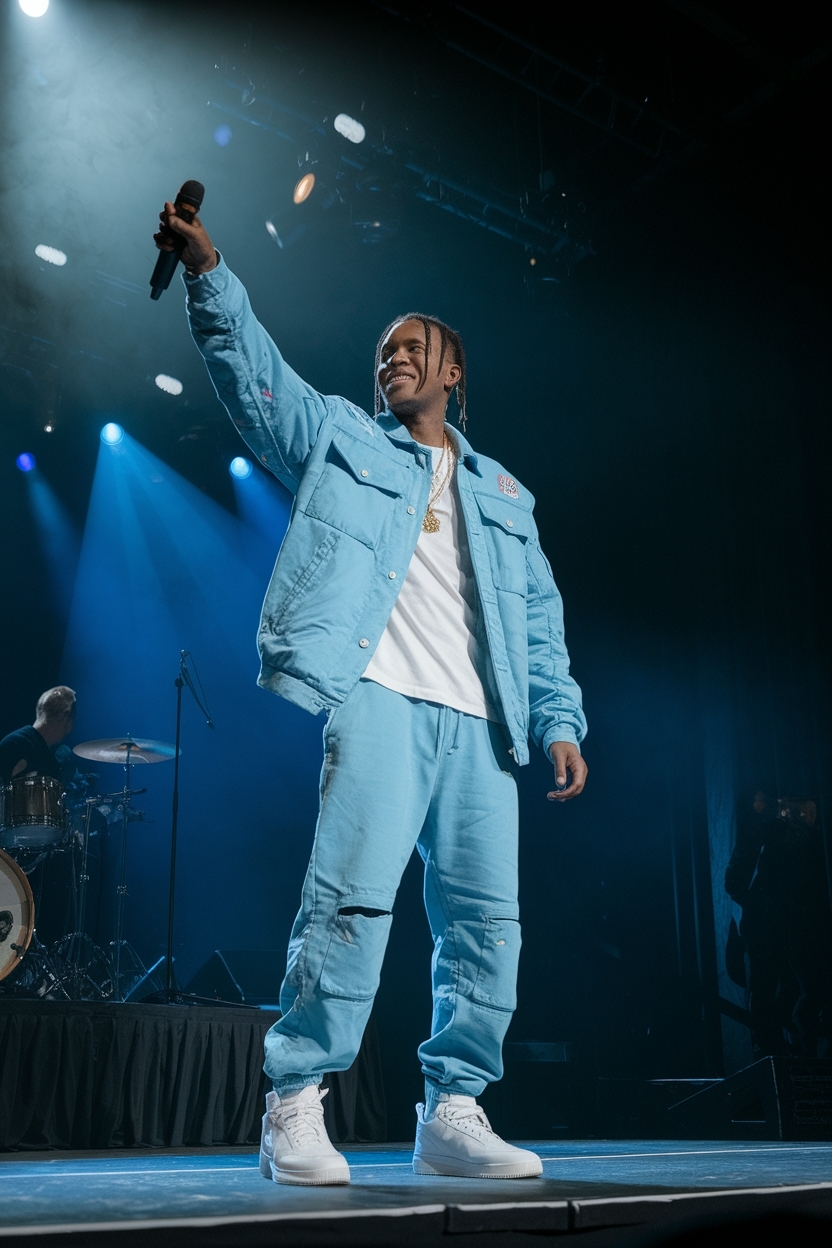 Travis Scott Concert Outfit Ideas for an Edgy Appearance outfit idea