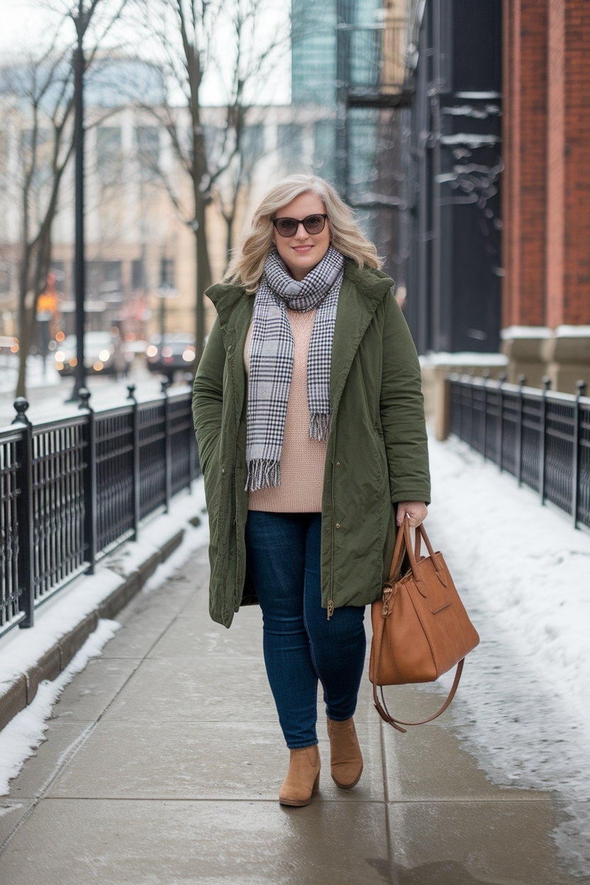 Winter Outfits for Plus Size Women Over 50: Cozy Choices outfit idea