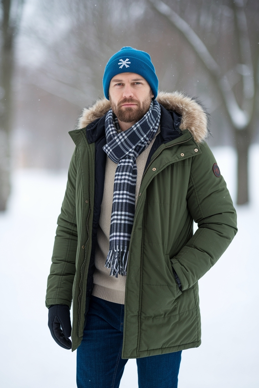 Winter Outfits for Men in Cold Weather Snow Style outfit idea