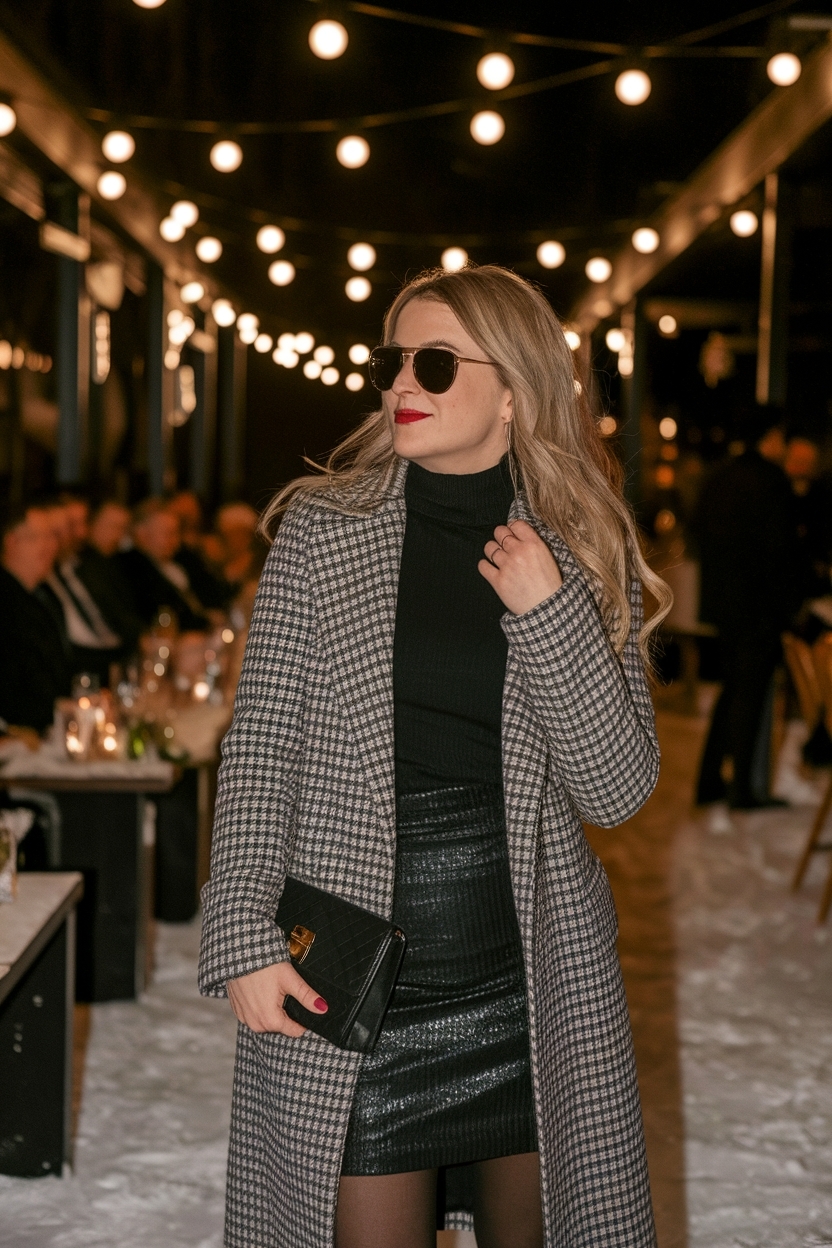 Winter Party Outfit Night Classy to Impress Your Guests outfit idea