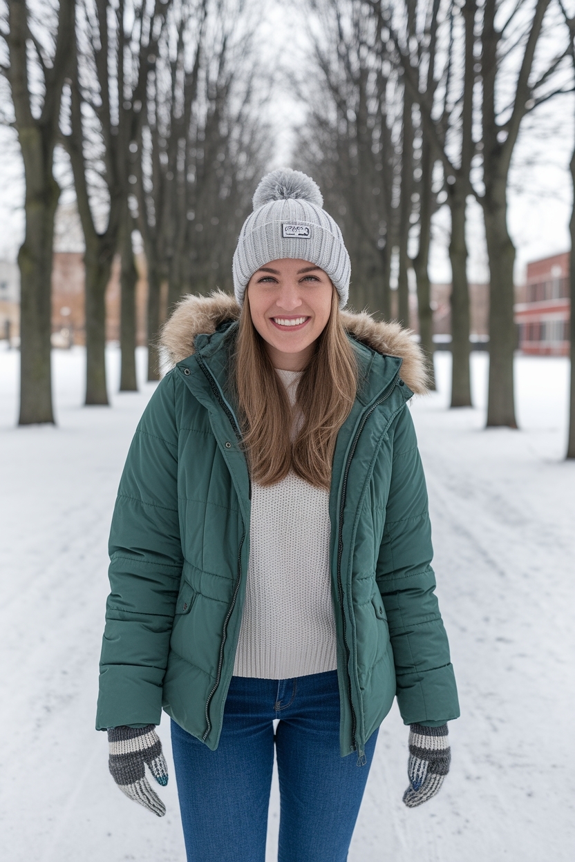 Winter School Outfits: Cold Comfy Looks for Students outfit idea