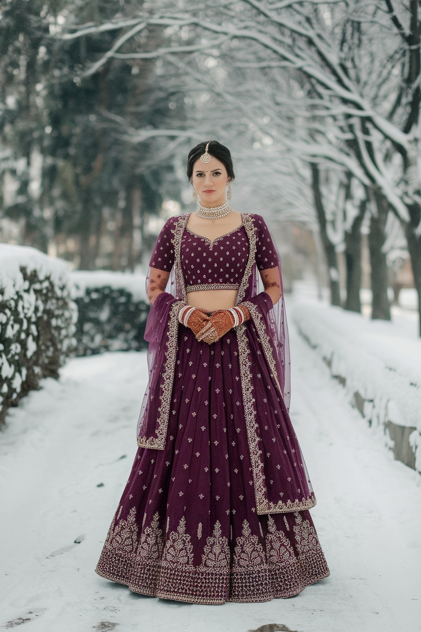 Winter Wedding Guest Outfit Indian Fashion Trends outfit idea