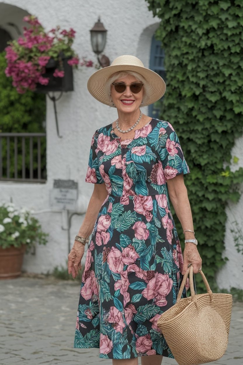 Women Over 60 Summer Dresses for Effortless Elegance outfit idea
